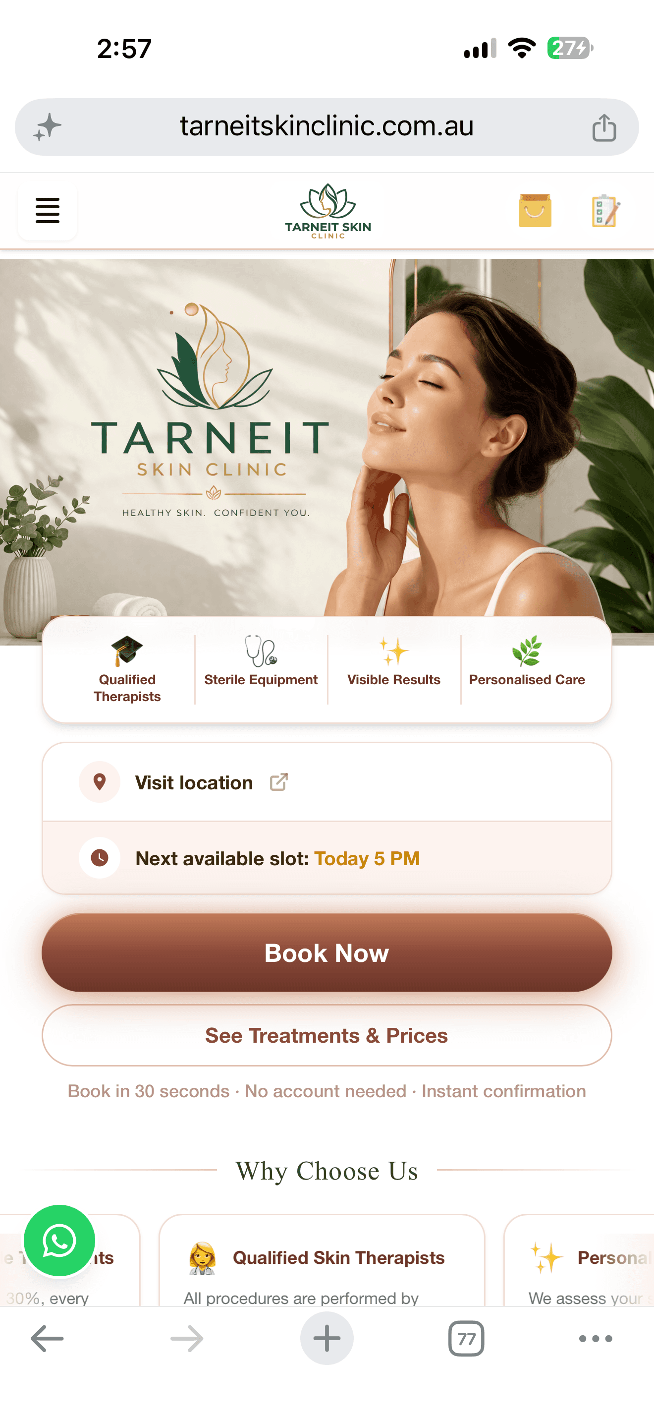 https://www.tarneitskinclinic.com.au/